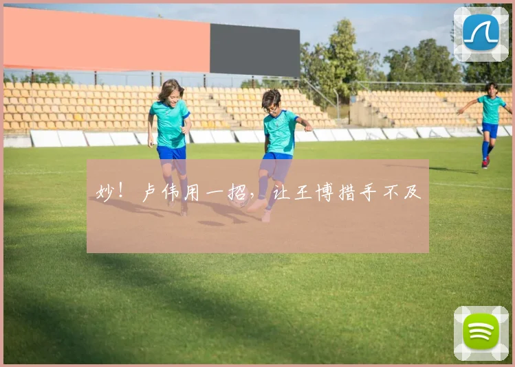 妙！卢伟用一招，让王博措手不及