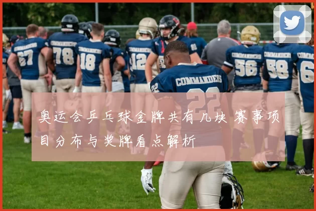 奥运会乒乓球金牌共有几块 赛事项目分布与奖牌看点解析